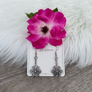 🌸 BRIGHTON Bali Shine Flower French Wire Dangle Earrings